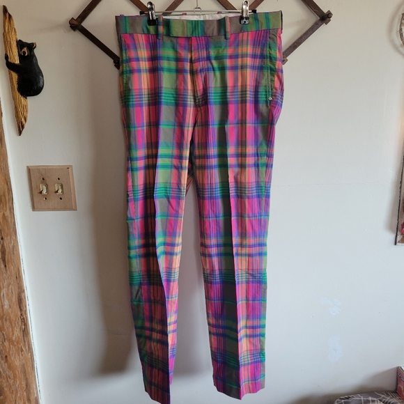 RLX Ralph Lauren Pants Ralph Lauren Rlx Golf Pants Pink Orange